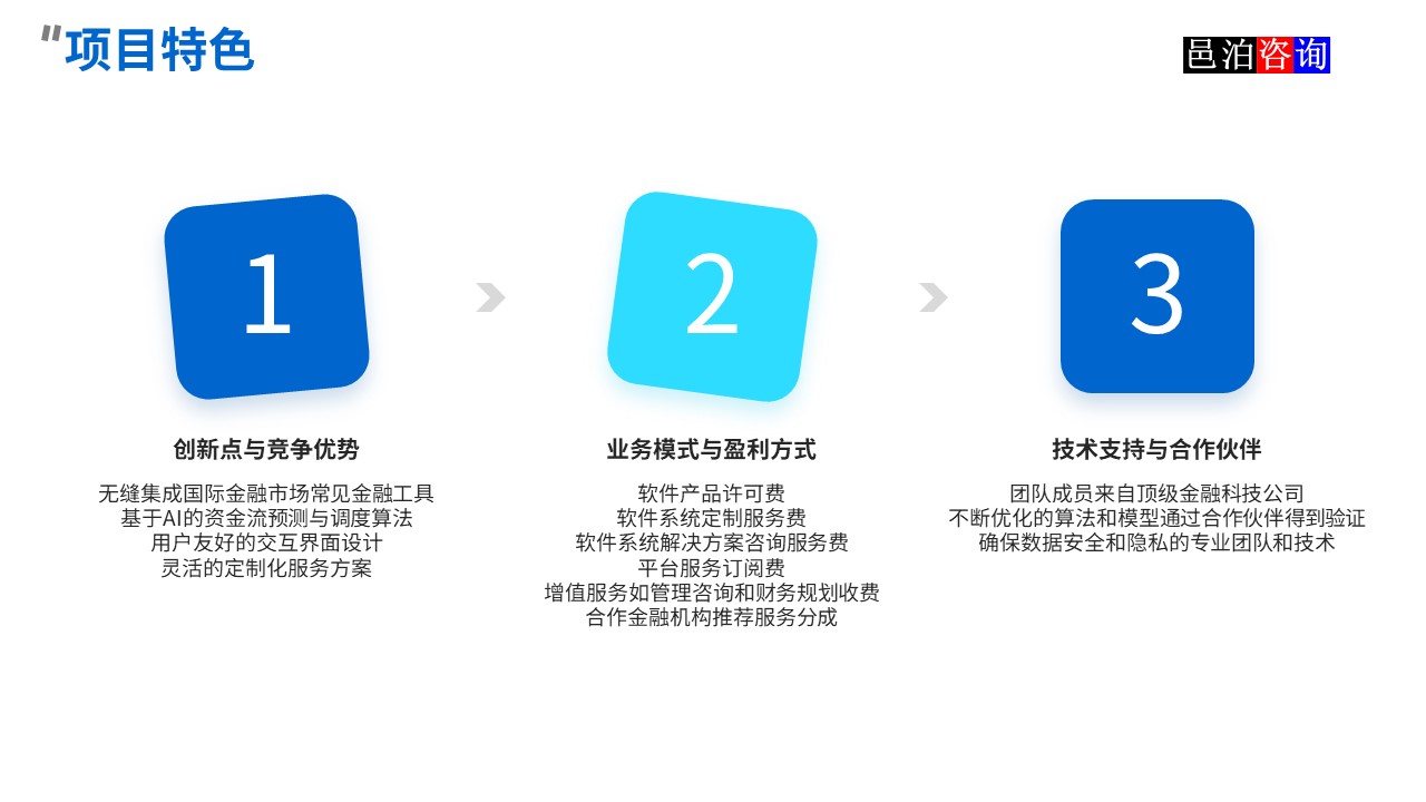 邑泊數(shù)字化智能化技術(shù)資金流動(dòng)性管理互聯(lián)網(wǎng)在線服務(wù)平臺(tái)項(xiàng)目特色