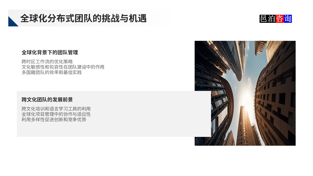 邑泊數(shù)字化智能化技術(shù)分布式軟件開發(fā)團(tuán)隊(duì)管理全球化分布式團(tuán)隊(duì)的挑戰(zhàn)與機(jī)遇