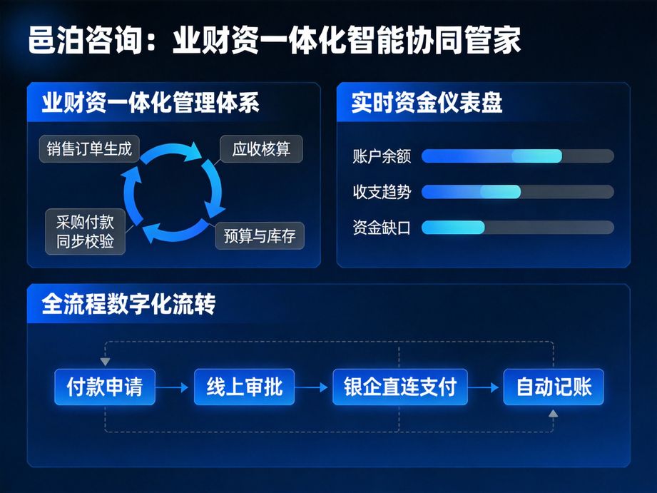 資金管理ERP：制造業(yè)專屬的資金高效流轉解決方案——以邑泊軟件為實踐范本