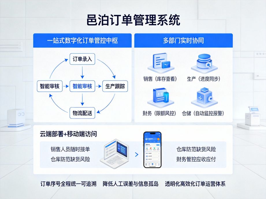 **模塊化訂單管理軟件：以靈活適配重塑企業(yè)效率新標(biāo)桿**