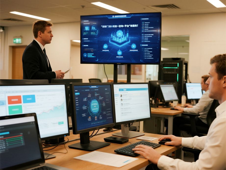 以數(shù)字化轉(zhuǎn)型為企業(yè)發(fā)展核心方向，邑泊咨詢憑借人工智能算法優(yōu)勢(shì)，提供全流程定制化咨詢服務(wù)。