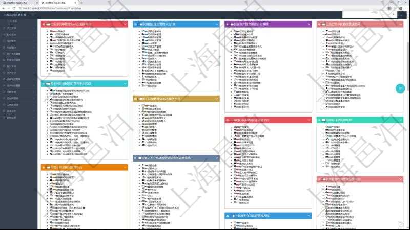 項(xiàng)目管理軟件項(xiàng)目管理總經(jīng)理儀表盤可以查看項(xiàng)目進(jìn)度表，包括每個(gè)項(xiàng)目不同任務(wù)完成的進(jìn)度條。