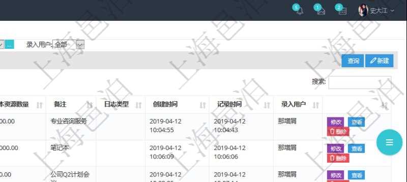 通過項目管理軟件人力資源管理系統(tǒng)可以查詢每個團隊的所有團隊成員的收支情況，也可以查詢得到每個員工在所有團隊下的收支情況，明細信息包括：人員、團隊、獲得資源類型、獲得資源數(shù)量、成本資源、成本資源數(shù)量、備注、日志類型、創(chuàng)建時間、記錄時間、錄入用戶。