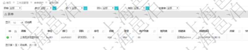 在項(xiàng)目管理軟件工作流管理系統(tǒng)查詢返回表單列表時(shí)返回的字段信息有：?jiǎn)挝?、部門、團(tuán)隊(duì)、序號(hào)、名稱、類型、用戶列表、組列表、創(chuàng)建者、創(chuàng)建時(shí)間、內(nèi)容、字段列表、是否激活狀態(tài)等。