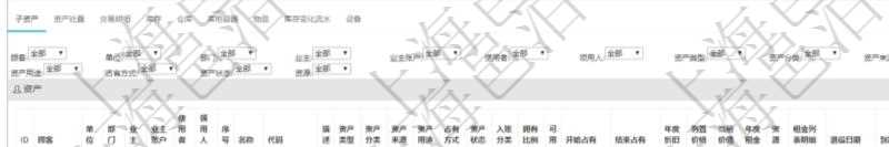 在項目管理軟件資產(chǎn)管理系統(tǒng)中查詢資產(chǎn)配置信息，不僅返回資產(chǎn)配置的基本信息字段，還會返回子資產(chǎn)的配置明細(xì)：單位、部門、業(yè)主、業(yè)主賬戶、使用者、領(lǐng)用人、父資產(chǎn)、序號、名稱、代碼、描述、資產(chǎn)類型、資產(chǎn)分類、資產(chǎn)來源、資產(chǎn)用途、占有方式、資產(chǎn)狀態(tài)、入賬分類、擁有比例、可用狀態(tài)、開始占有日期、結(jié)束占有日期、年度折舊、購置價格、當(dāng)前價值、年度租金、貨幣單位、租金列表明細(xì)、退役日期、到期日等。