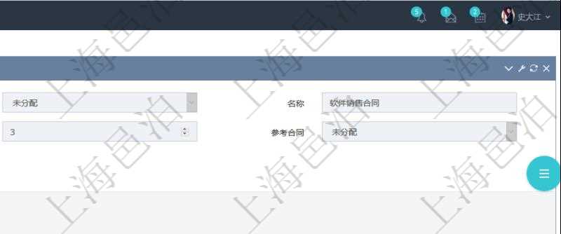 項目管理軟件合同管理模塊合同分類明細查詢還可以關(guān)聯(lián)查詢更多相關(guān)資料，比如子合同分類：子合同分類名稱、描述、序號、參考合同、合同模板等。