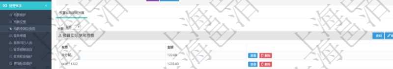 通過項目管理軟件財務(wù)管理模塊可以維護和查詢預(yù)算申請使用明細信息，比如：預(yù)算、序號、貨幣單位、申請金額、預(yù)算項目、項目引用、預(yù)算類型、備注、成本類別、申請時間、生效時間、申請用戶、審批用戶、申請目的、目的引用、已提交、審批通過、已劃款、賬戶、對方賬戶。同時，也可以維護查看預(yù)算實際使用發(fā)票信息。